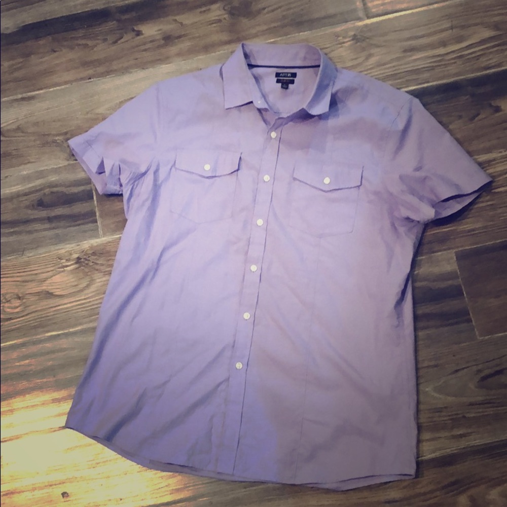 Apt. 9 Casual Buttoned Shirt in Light Purple